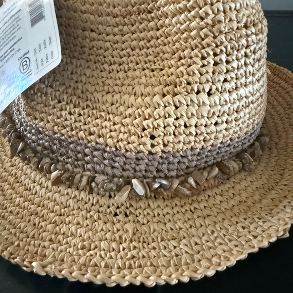 Wallaroo Women’s Raffia Cowboy Sun Hat With Beaded Band - Picture 4 of 9